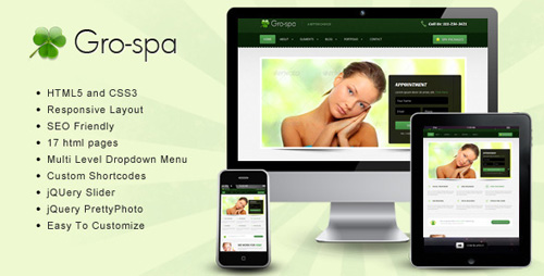 ThemeForest - Gro-Spa - Responsive HTML Template