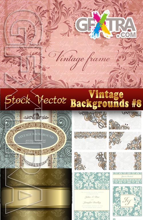 Vintage backgrounds #8 - Stock Vector