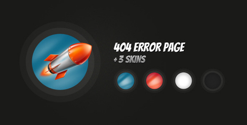 ThemeForest - Rocket - 404 Error Page - RIP