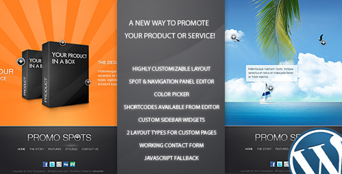 ThemeForest - Promo Spots - WordPress Theme