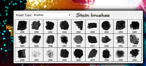 Stain Brushes Set