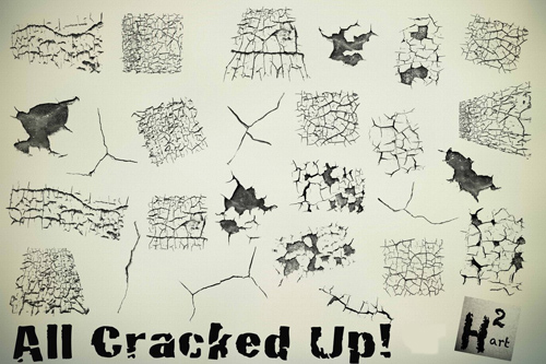 Cracked Brushes Set