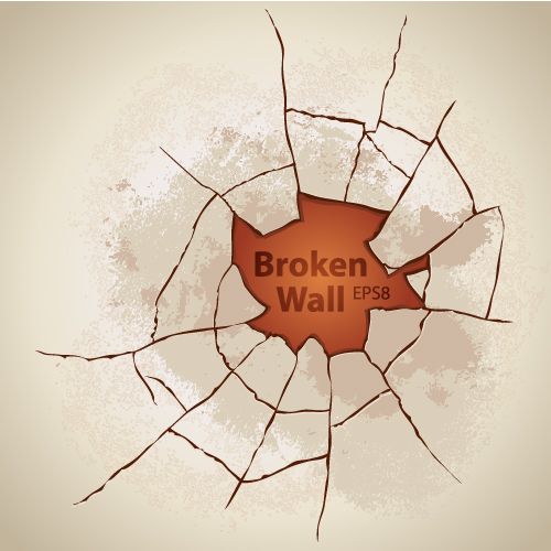 Broken Windows & Walls - Shutterstock 23xEPS