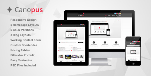 ThemeForest - Canopus - Responsive HTML5 Template (Reupload)