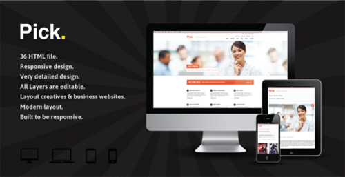 ThemeForest - Pick - Responsive Theme