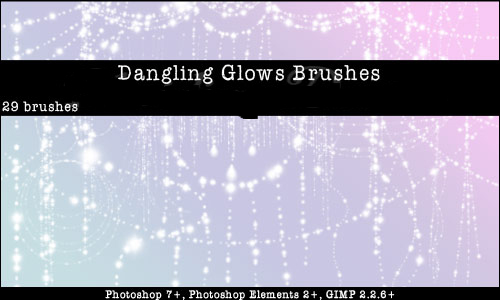 Dangling Glows Brushes Set