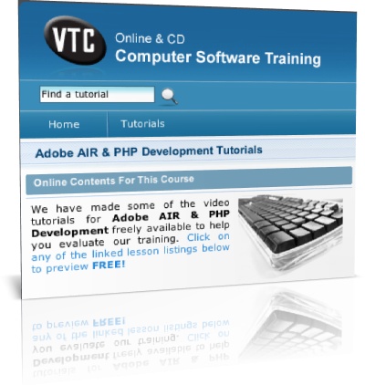 VTC - Adobe AIR and PHP Development DVD