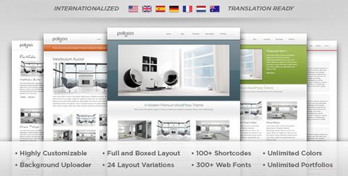 ThemeForest - Polyon v1.2 - Futuristic WordPress Theme