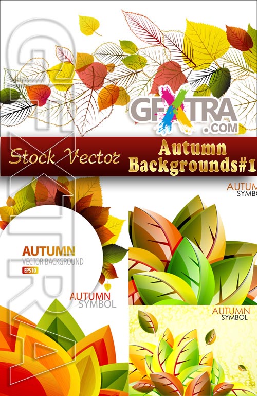 Autumn backgrounds #1 - Stock Vector