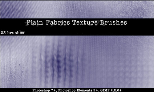 Plain Fabric Photoshop Brushes