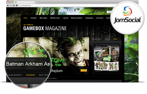 Gavick - GK Gamebox Magazine 2.11 For Joomla 2.5