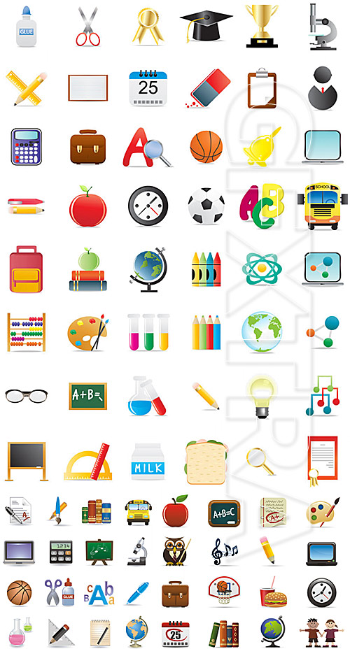 School and education icons