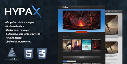 ThemeForest - HYPAX v1.2.1 - Premium Wordpress Theme