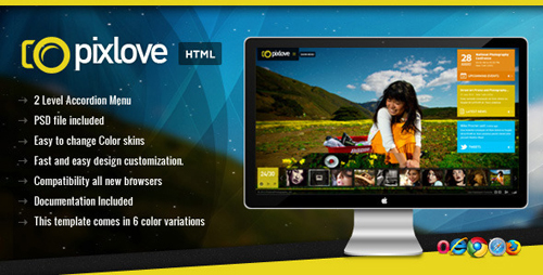 ThemeForest - Pix Love - Photography Template - RIP