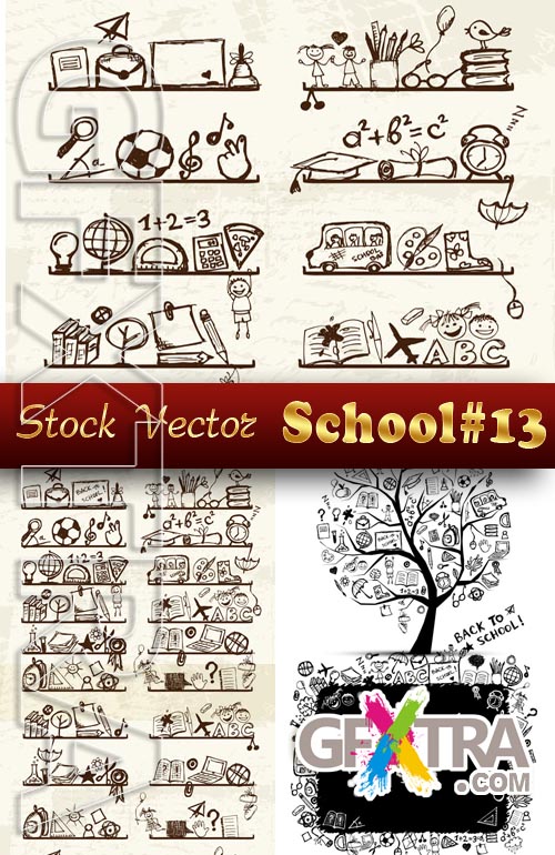 Back to School #13 - Stock Vector