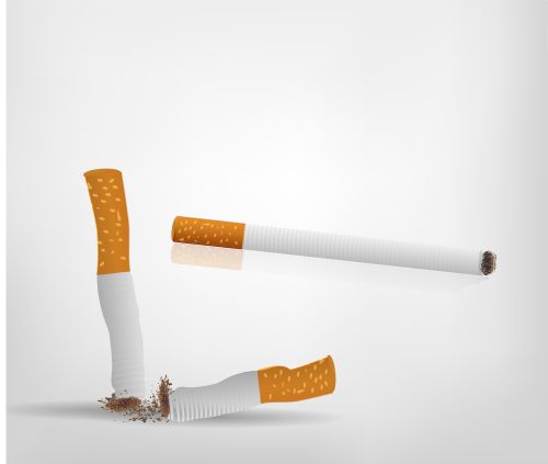 Smoking Cigarettes - Shutterstock 34xEPS