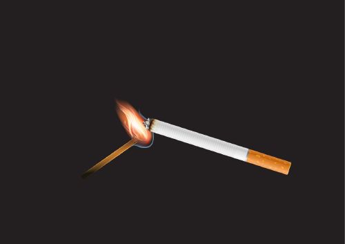 Smoking Cigarettes - Shutterstock 34xEPS