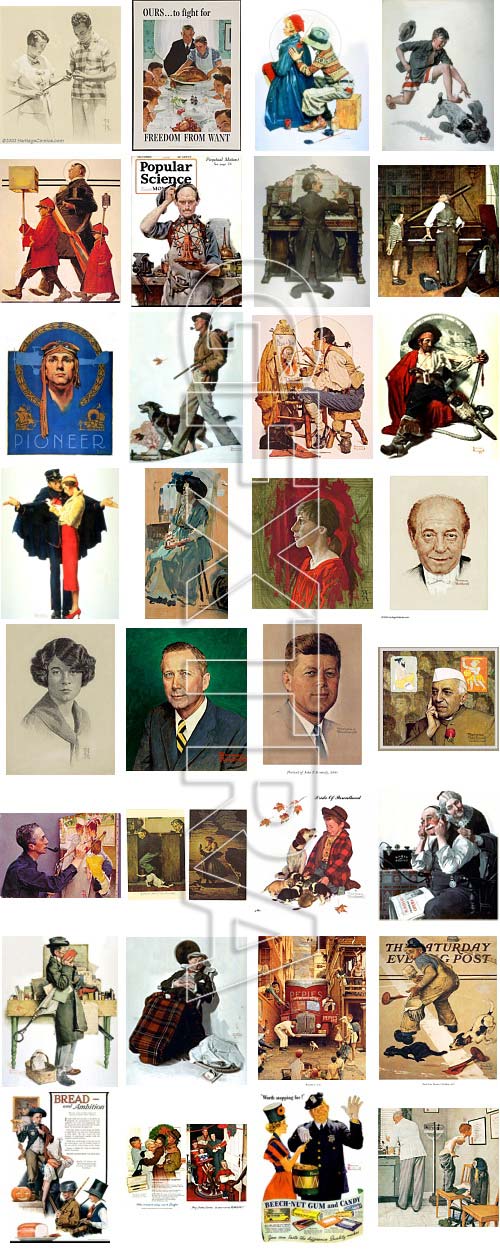 Norman Rockwell [1894-1978] American Painter & Illustrator