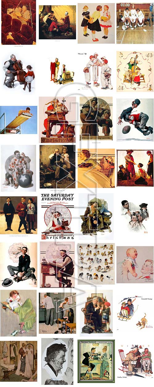 Norman Rockwell [1894-1978] American Painter & Illustrator