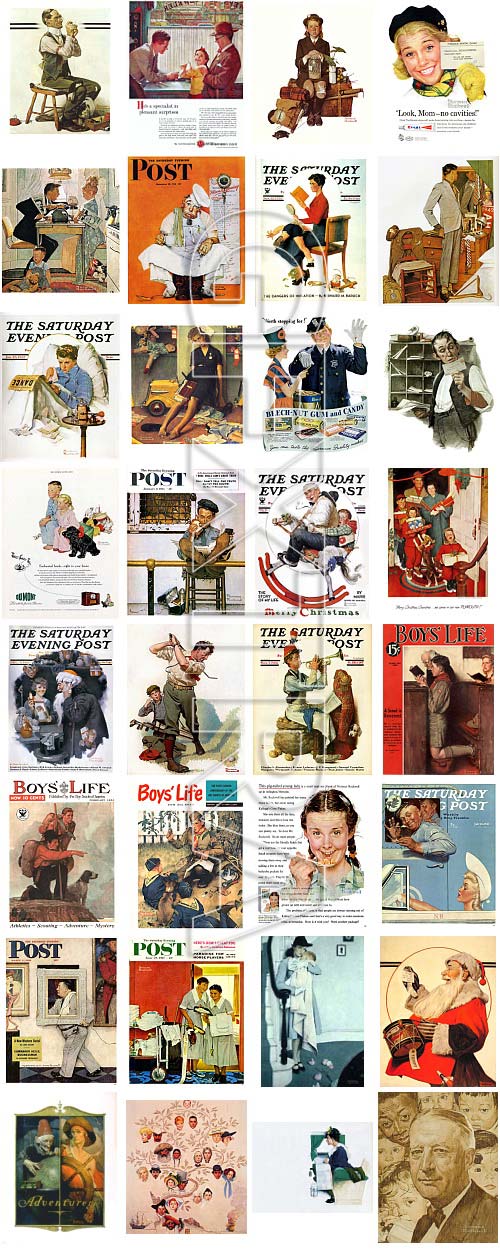 Norman Rockwell [1894-1978] American Painter & Illustrator