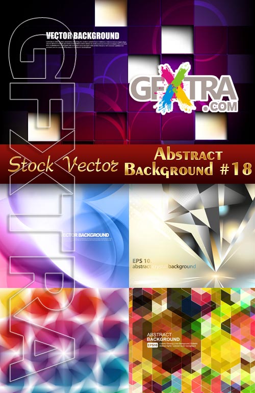 Vector Abstract Backgrounds #18  - Stock Vector