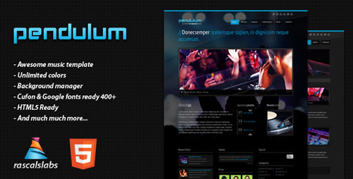 ThemeForest - PENDULUM v1.4.1 - Premium WordPress Theme