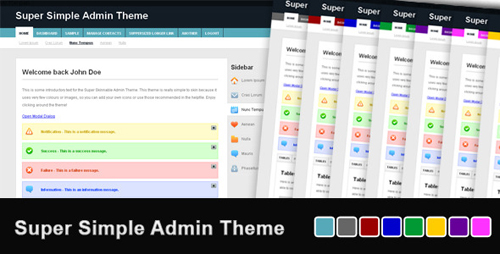 ThemeForest - Super Simple Admin Theme