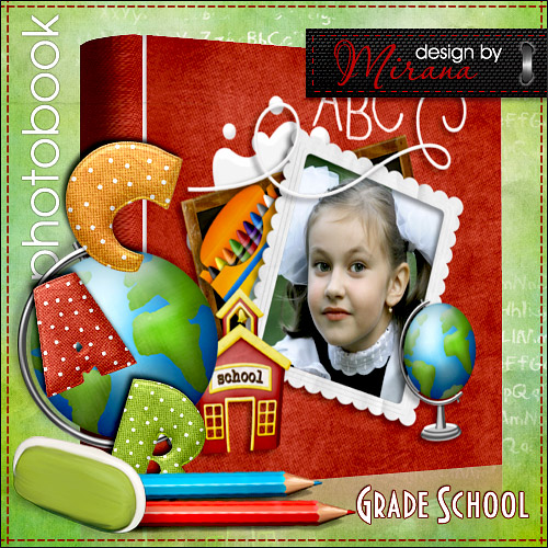 Template school photobook - Grade School