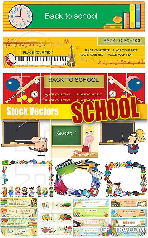 School - Stock Vectors