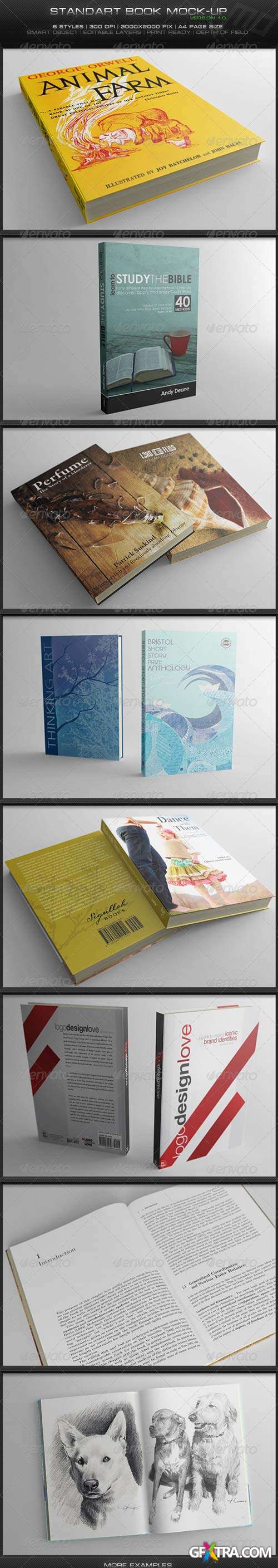 GraphicRiver: Standart Book Mock-Up