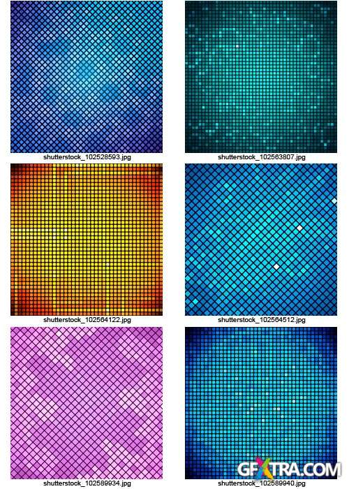 Amazing SS - Abstract Pixel Backgrounds 2, 25xEPS