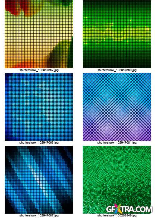 Amazing SS - Abstract Pixel Backgrounds 2, 25xEPS