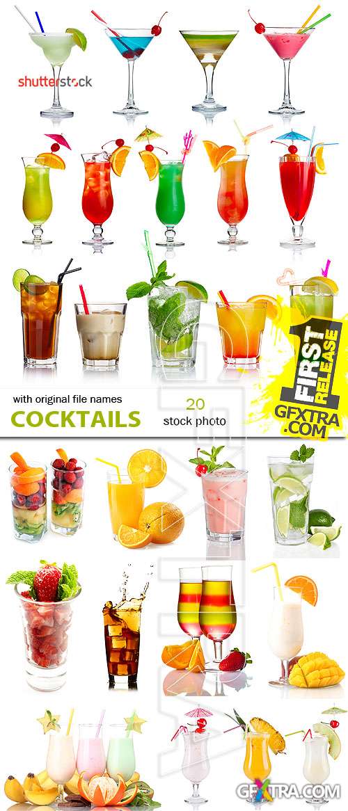 SS Cocktails on white backgrounds - 20 UHQ photos