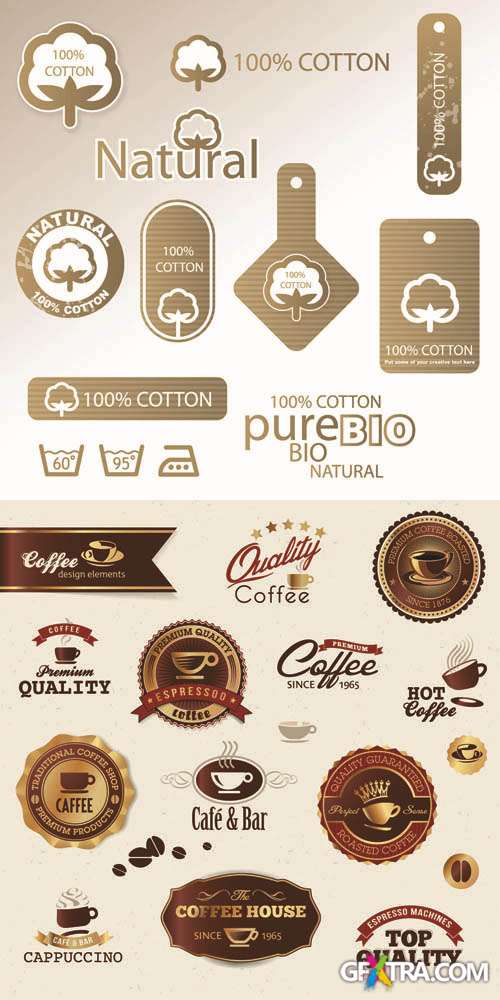 Labels Vector Collection #133