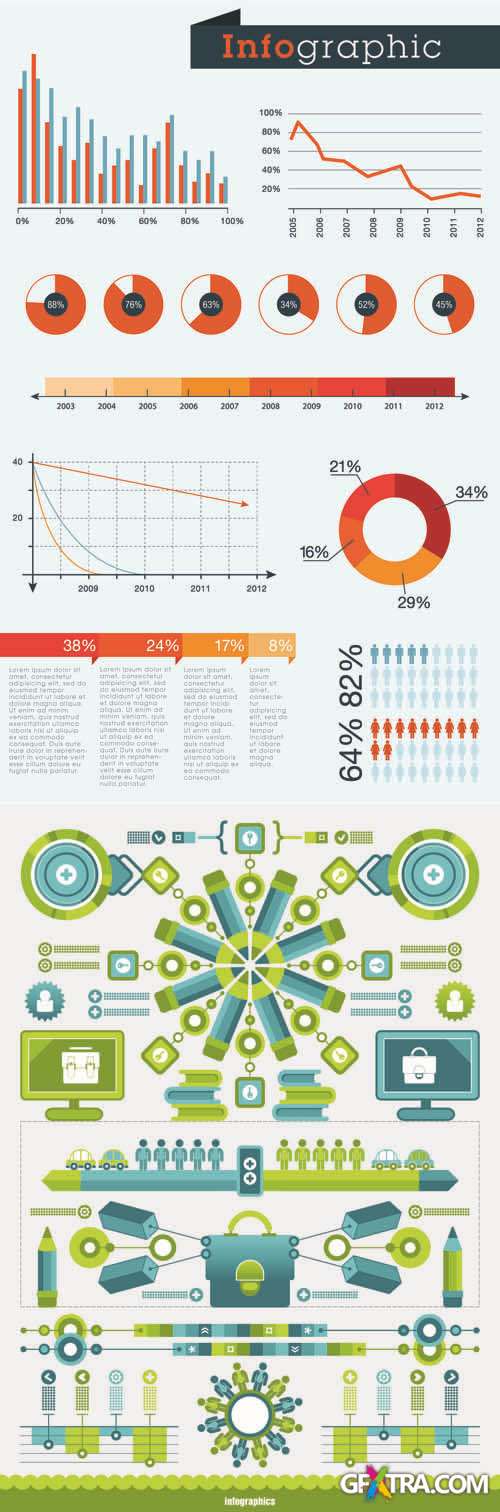 Infographics Vector Pack #205