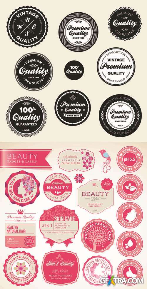 Labels Vector Collection #129