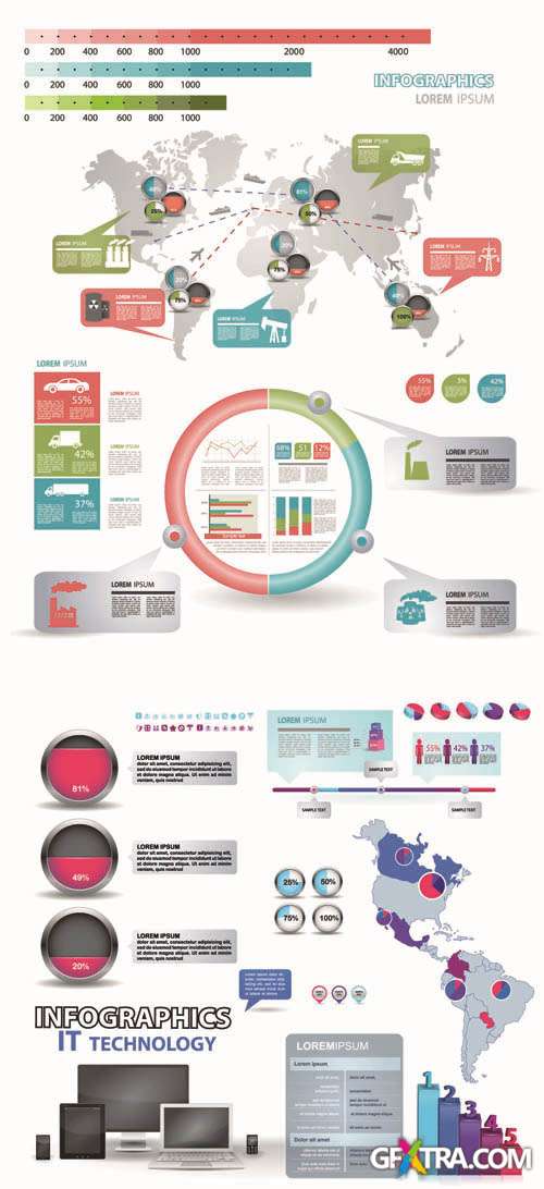 Infographics Vector Pack #207