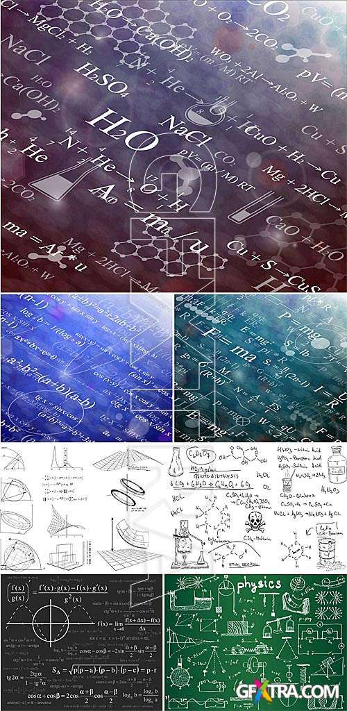 Backgrounds with formulas