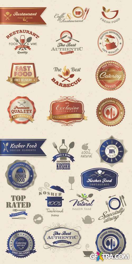 Labels Vector Collection #162