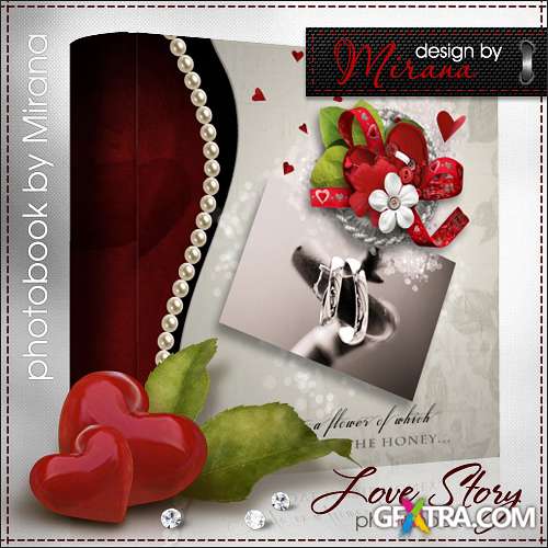 Romantic template photobook - Love Story