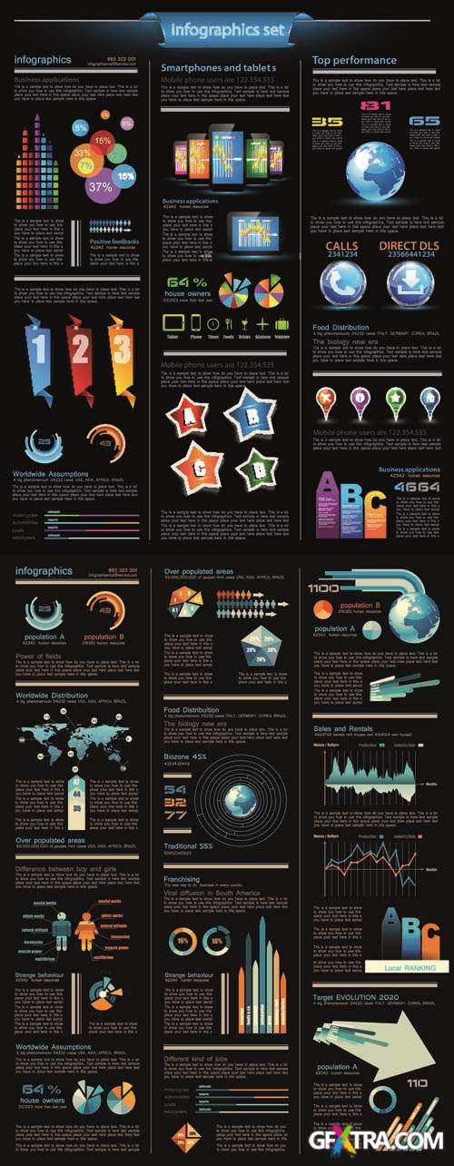 Infographics Vector Pack #224