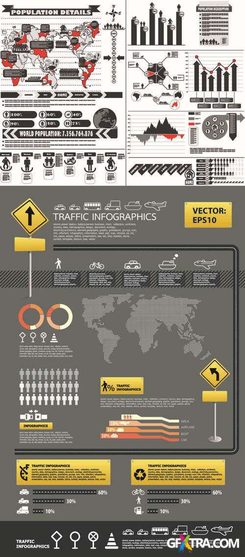 Infographics Vector Pack #219