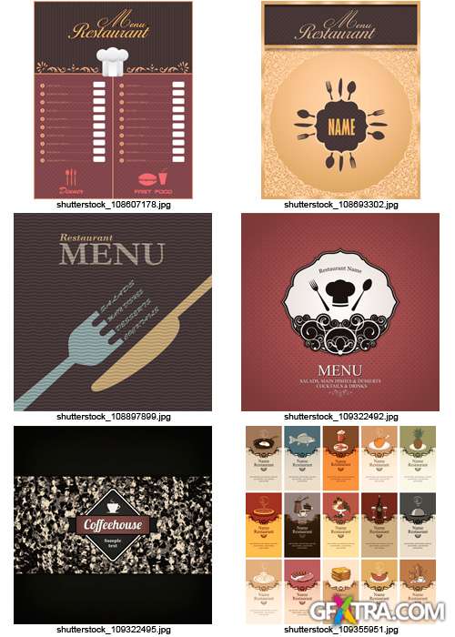 Amazing SS - Menu Templates 6, 25xEPS