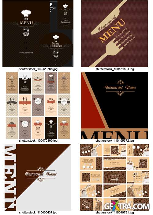 Amazing SS - Menu Templates 6, 25xEPS