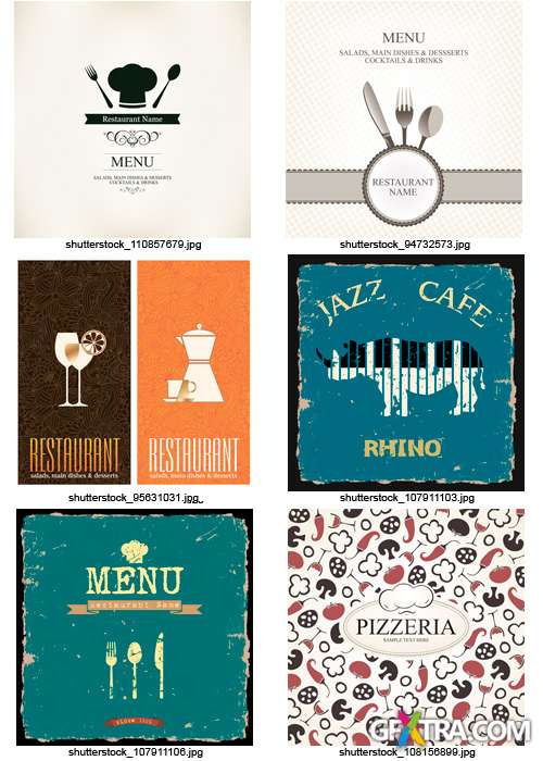 Amazing SS - Menu Templates 6, 25xEPS