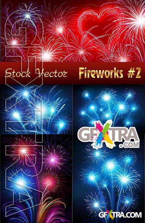 Fireworks #2 - Stock Vector