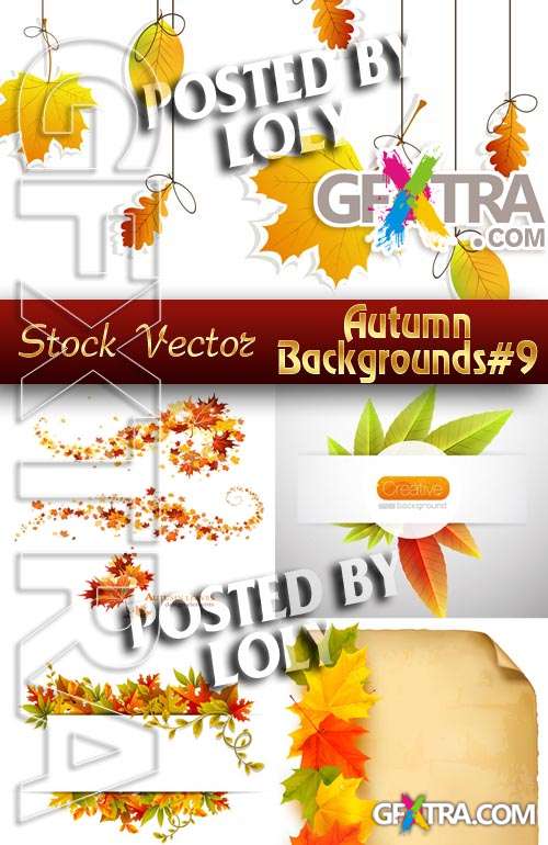 Autumn backgrounds #9 - Stock Vector