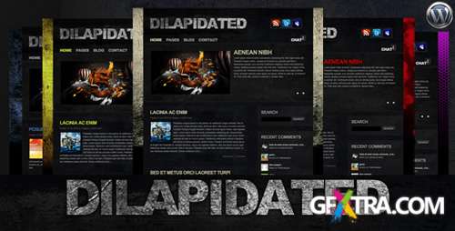 ThemeForest - Dilapidated - Blog & CMS Grunge WordPress Theme