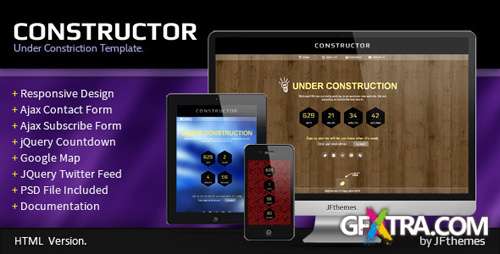 ThemeForest - Constructor - Responsive Under Construction Templa - RIP