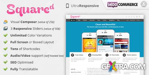 ThemeForest - Squared - Responsive WordPress Theme